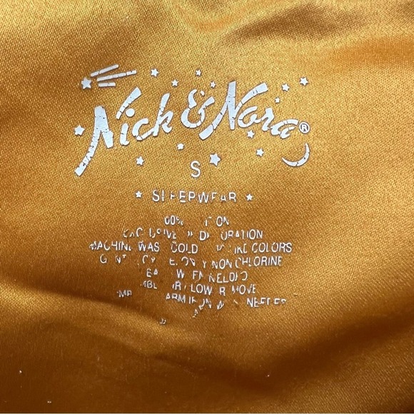 Nick and Nora Sock Monkey Flannel Pajama Top - Picture 3 of 3